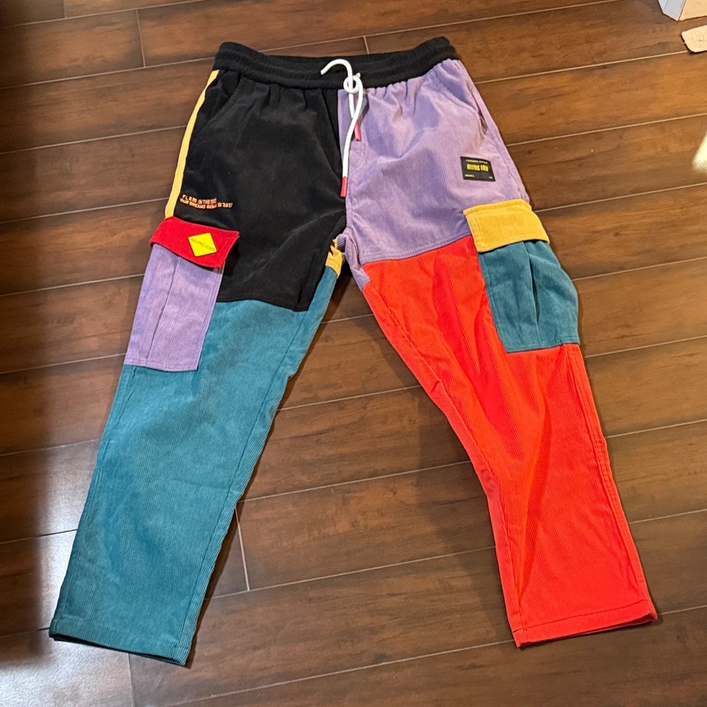 Colorblock Patchwork Joggers